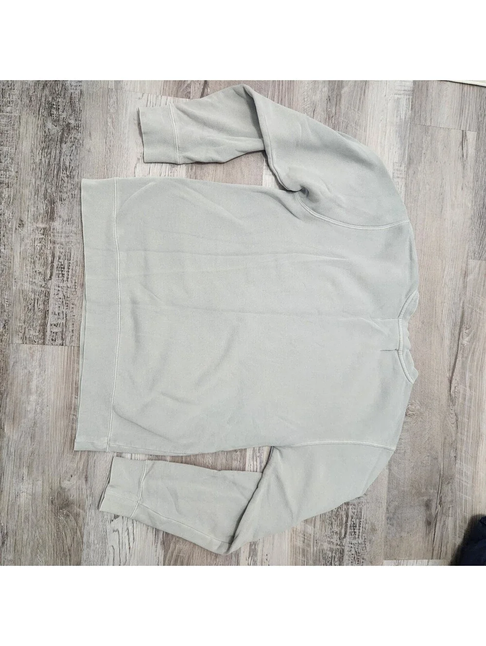 Becasa Crew Neck Small / Medium Mint Green / Grey Sweatshirt